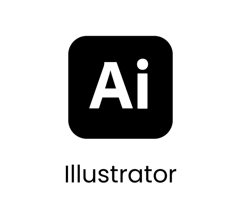 Damien Digital, design UXUI, designer, icône logiciel Adobe Illustrator, outil création graphique vectorielle utilisé